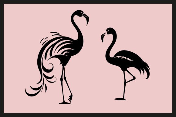 Download Silhouette Flamingo Elegance Clip Art - Art Collection