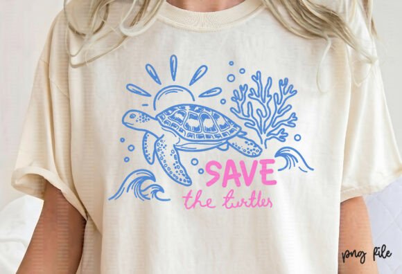 Download Save the Turtles Sea Turtle Doodle - Save Collection