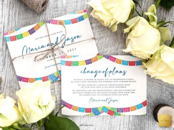 Download Mexican Theme Save the Date Card - Date Collection