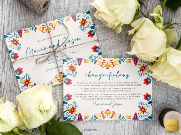Download Mexican Theme Save the Date Card - Date Collection